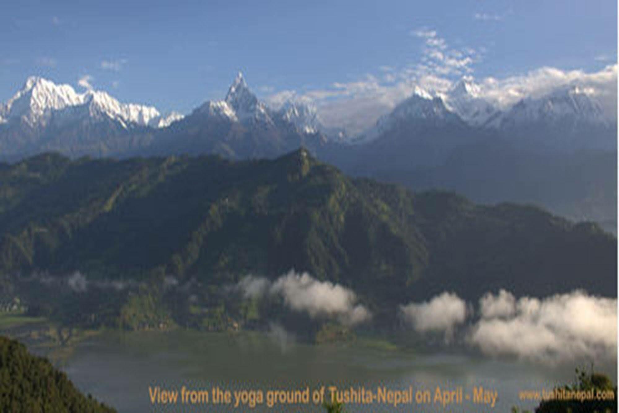 Hotel Tushita Nepal Yoga Retreat Center Pokhara Exterior foto